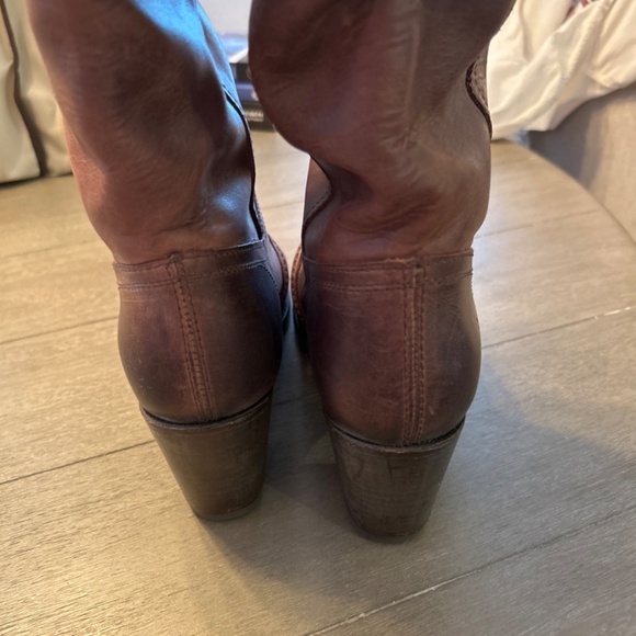 Frye Jane boots tall brown size 11 - Picture 7 of 9